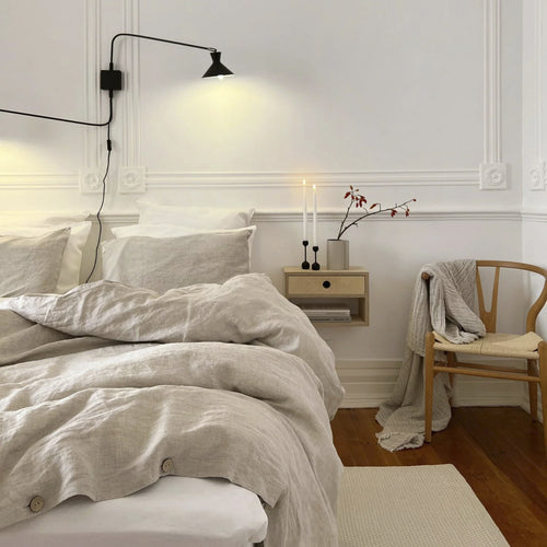 Premium-Leinen Duvetbezug