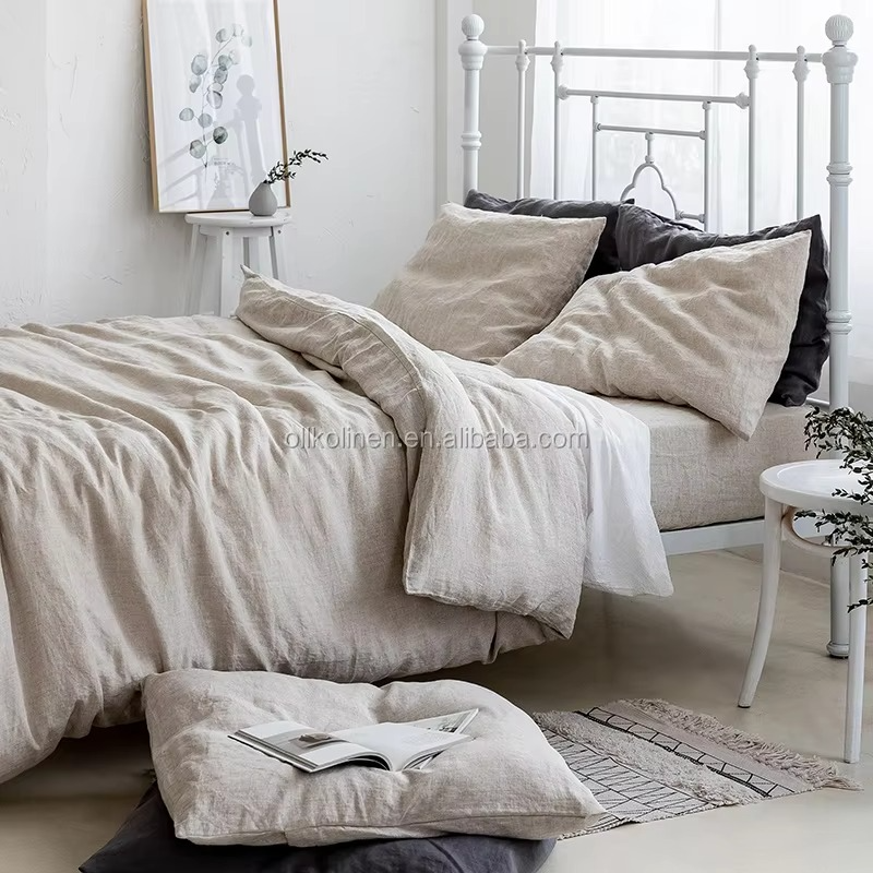 Premium-Leinen Kissenbezug (2 Stk.)