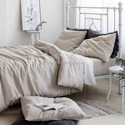 Premium-Leinen Kissenbezug (2 Stk.)