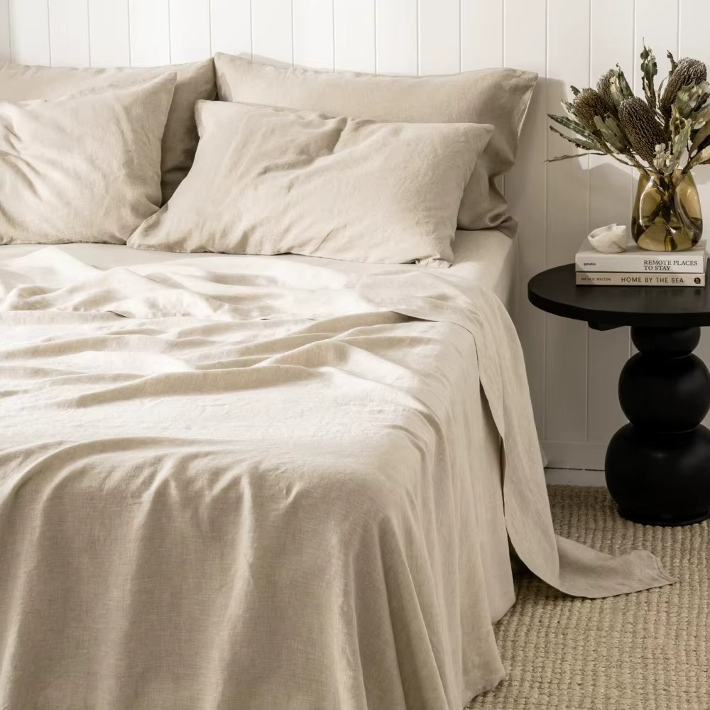 Premium-Leinen Kissenbezug (2 Stk.)